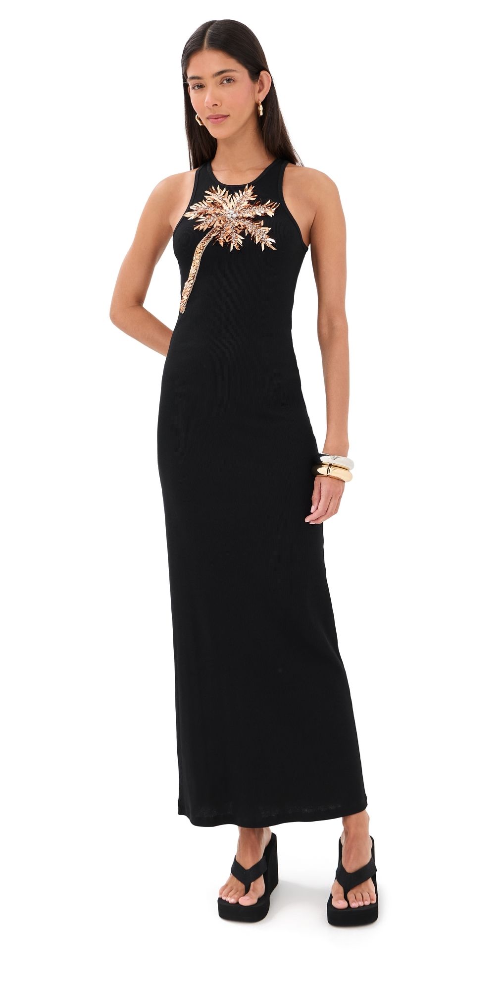 rabanne Robe Dress Black M