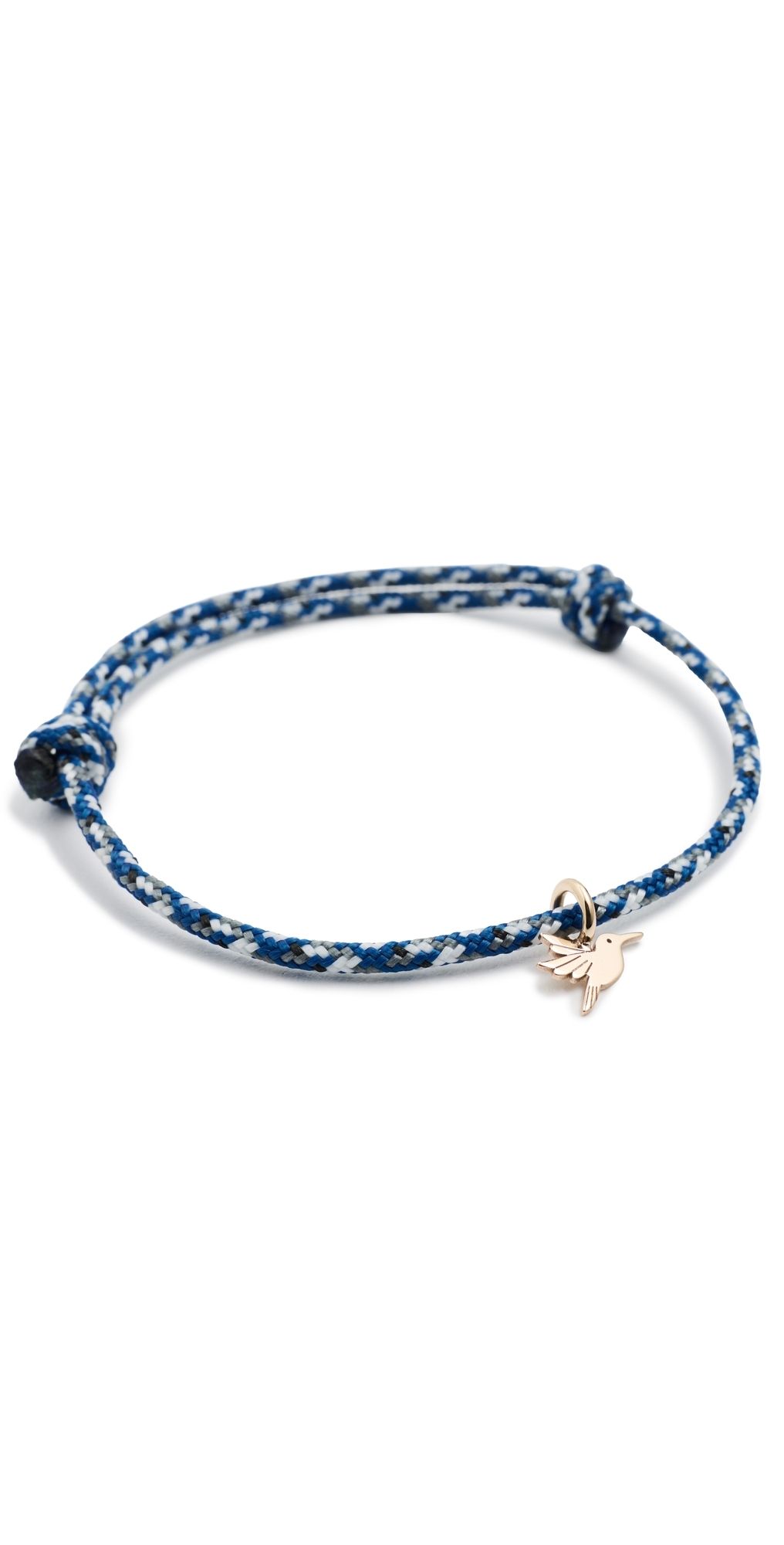 Zoe Chicco 14k Hummingbird Paracord Bracelet 14k Yellow Gold One Size