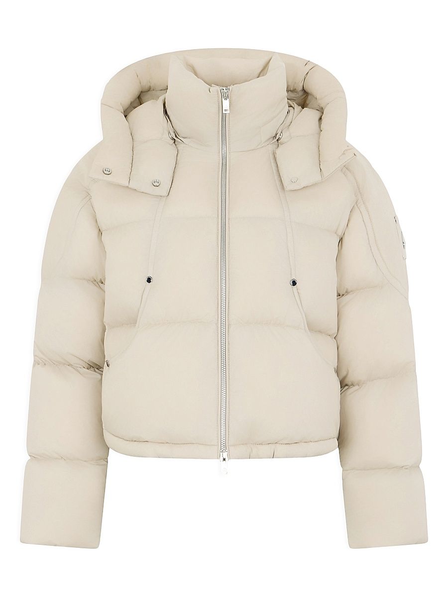 Women's Akai Crop Puffer Jacket - Alabaster - Size Small