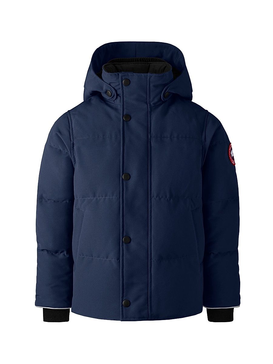 Little Kid's Snowy Owl Parka - Navy - Size 4