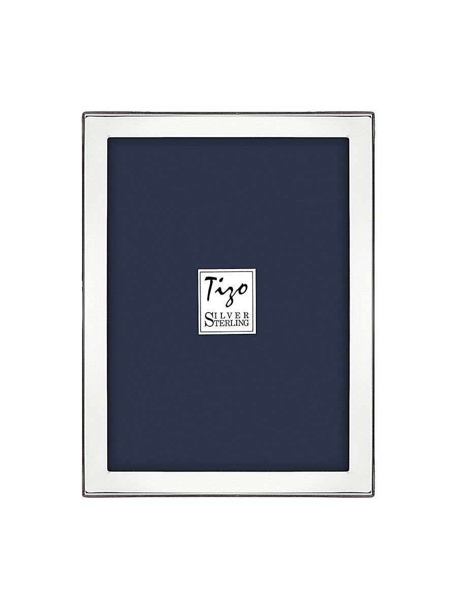 Sterling Silver Luxe Plain Frame - Silver - Size 8 x 10