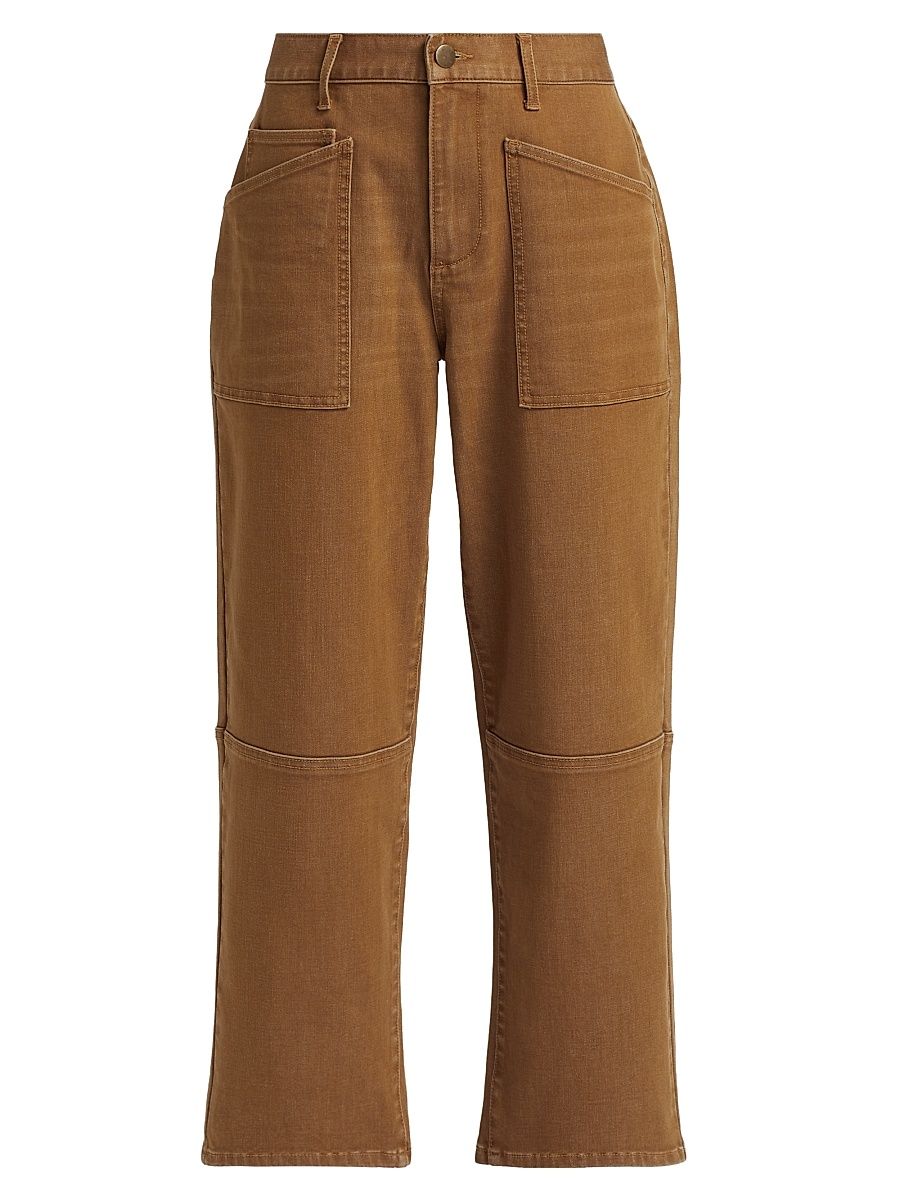 Women's Mallory Stretch Twill Ankle Jeans - Pecan - Size 6