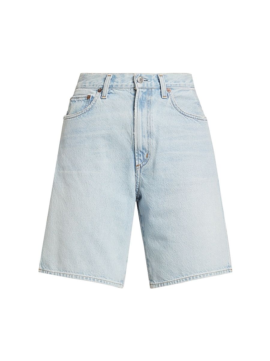 Women's Vida Denim High-Rise Split Jean Shorts - Fragment - Size 27