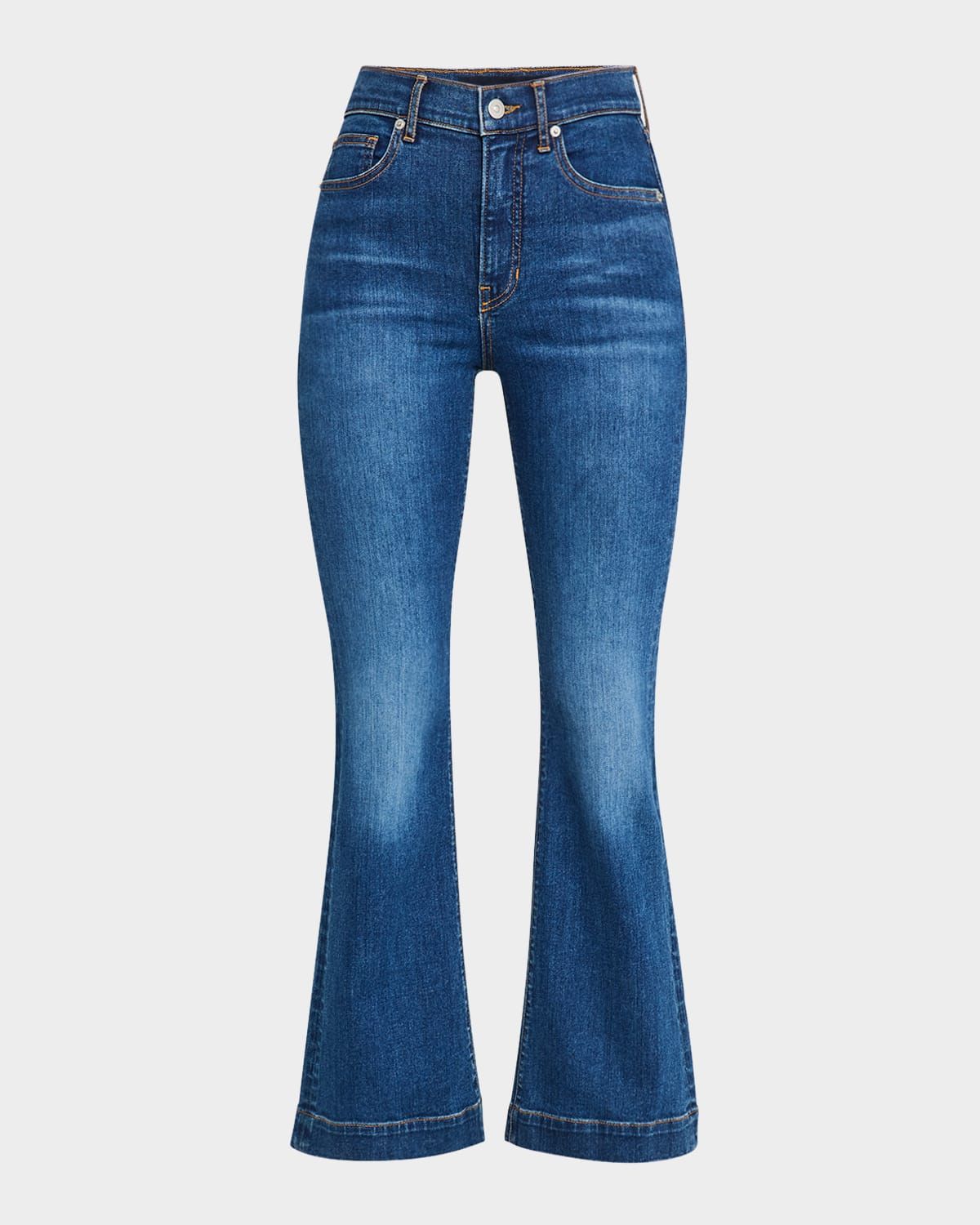 Carson Off-Duty Kick-Flare Jeans