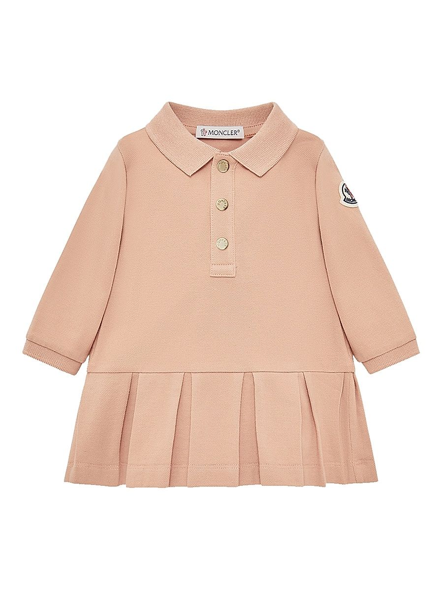 Baby Girl's & Little Girl's Dress in Cotton Piquet - Rose Pink - Size 3