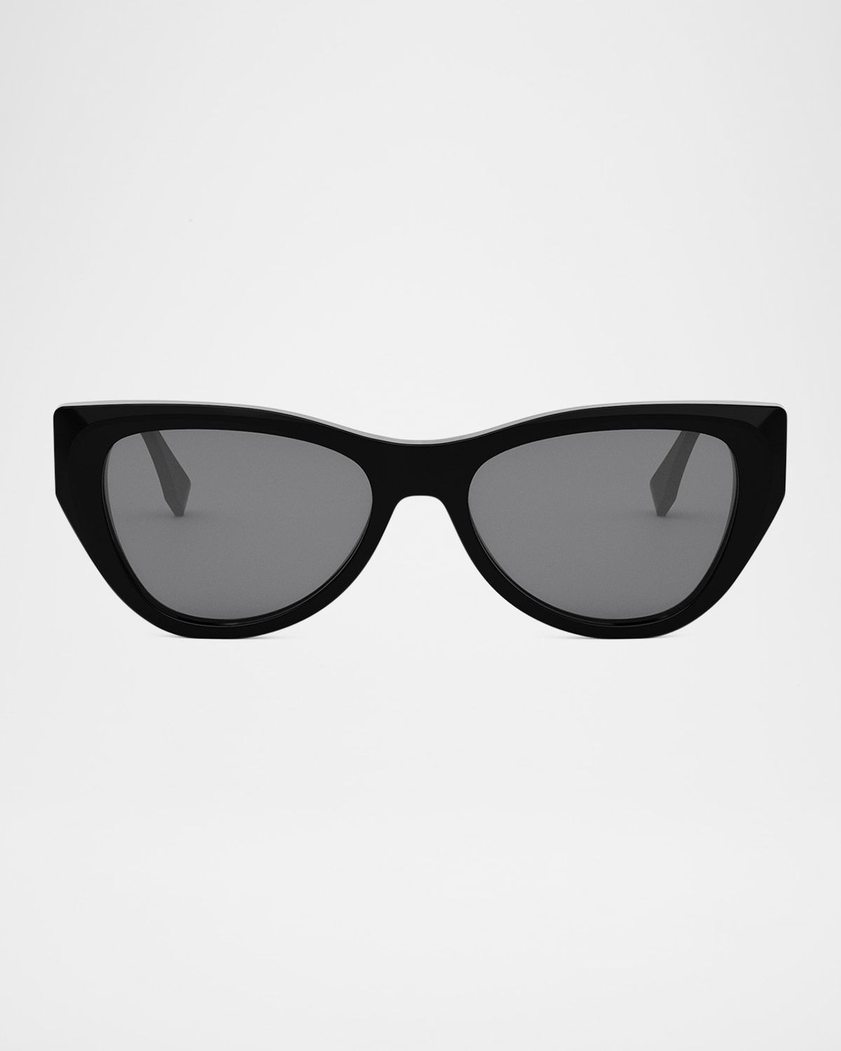 FF Diamond Logo Acetate & Nylon Cat-Eye Sunglasses