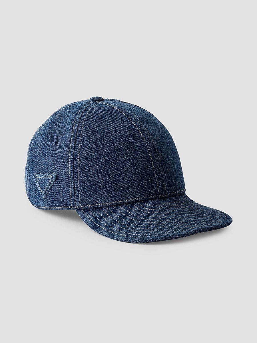 Men's Denim Baseball Cap - Blue - Size XXL