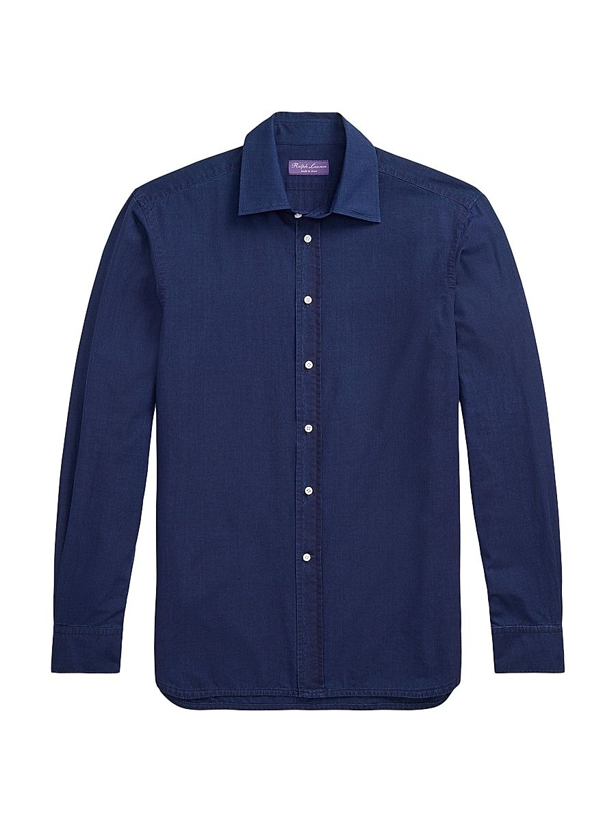 Men's Chambray Button-Down Shirt - Dark Bermuda Wash - Size XXL