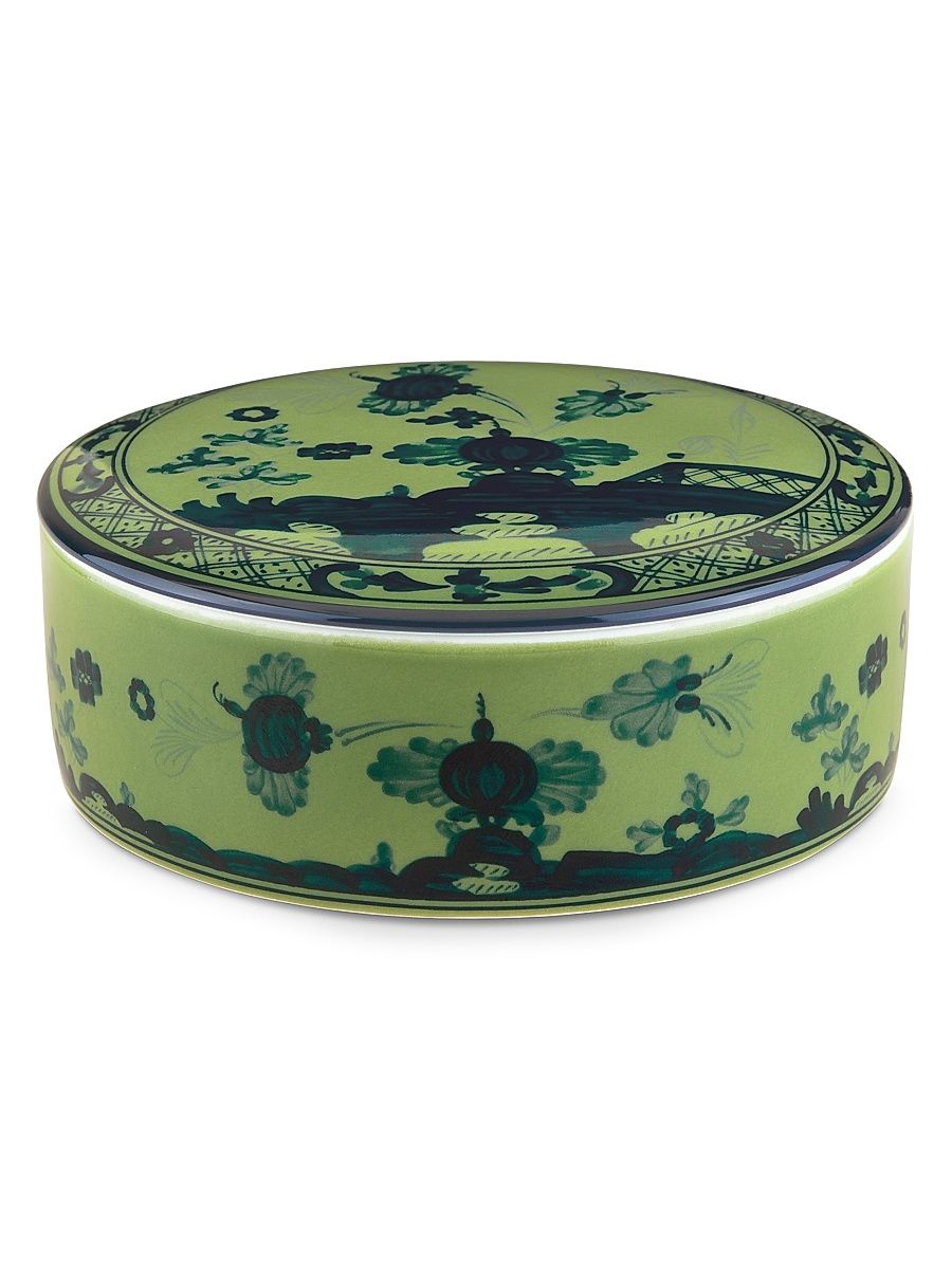 Oriente Italiano Oggetti Round Box - Citrino