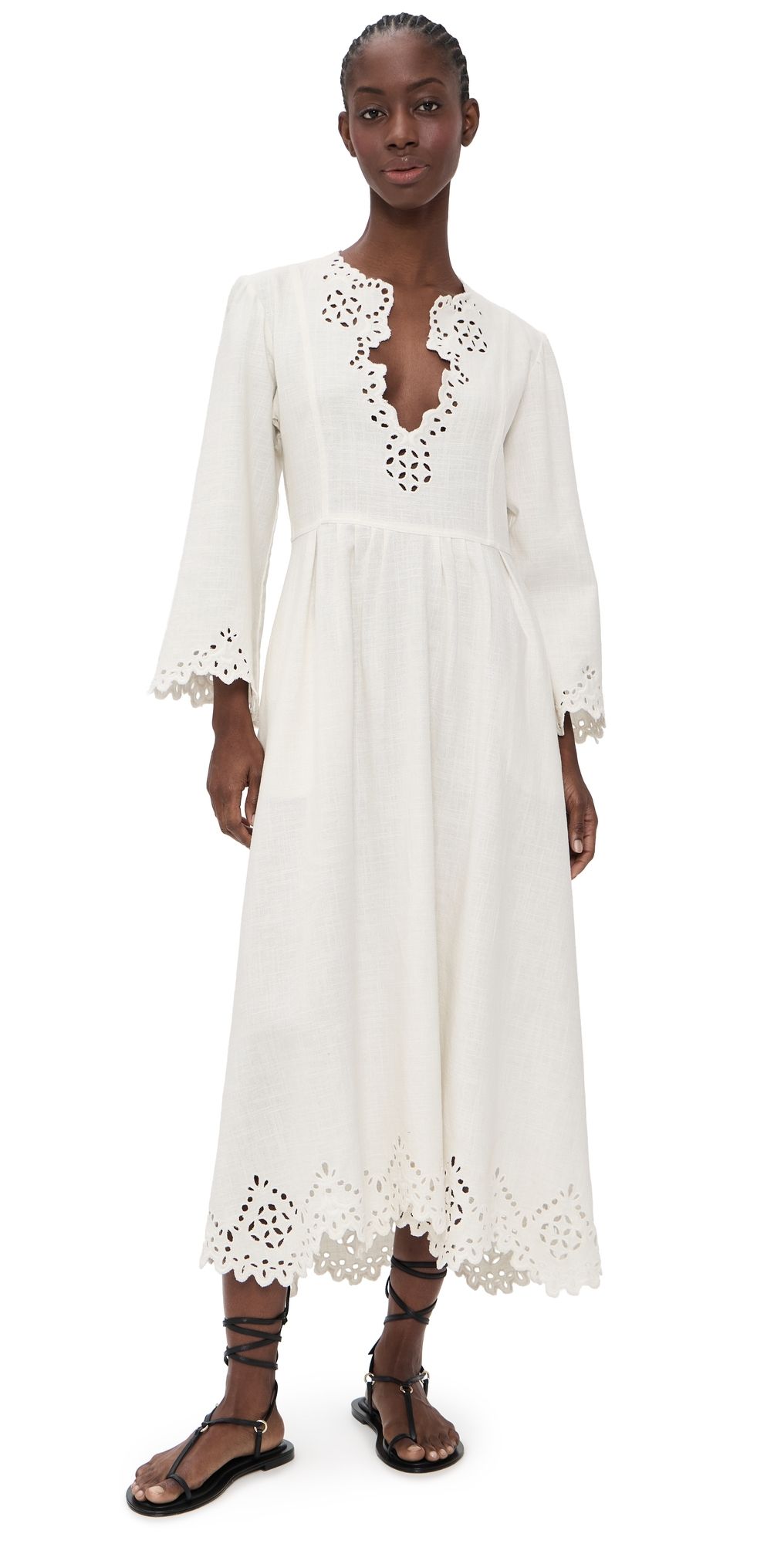 Isabel Marant Étoile Tianny Dress White 34