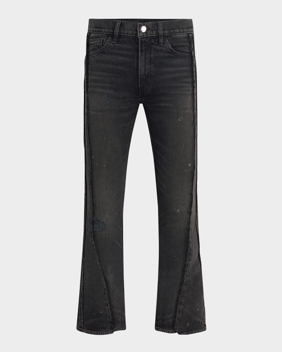 Men & apos;s Walker Reconstructed Kick Flare Jeans