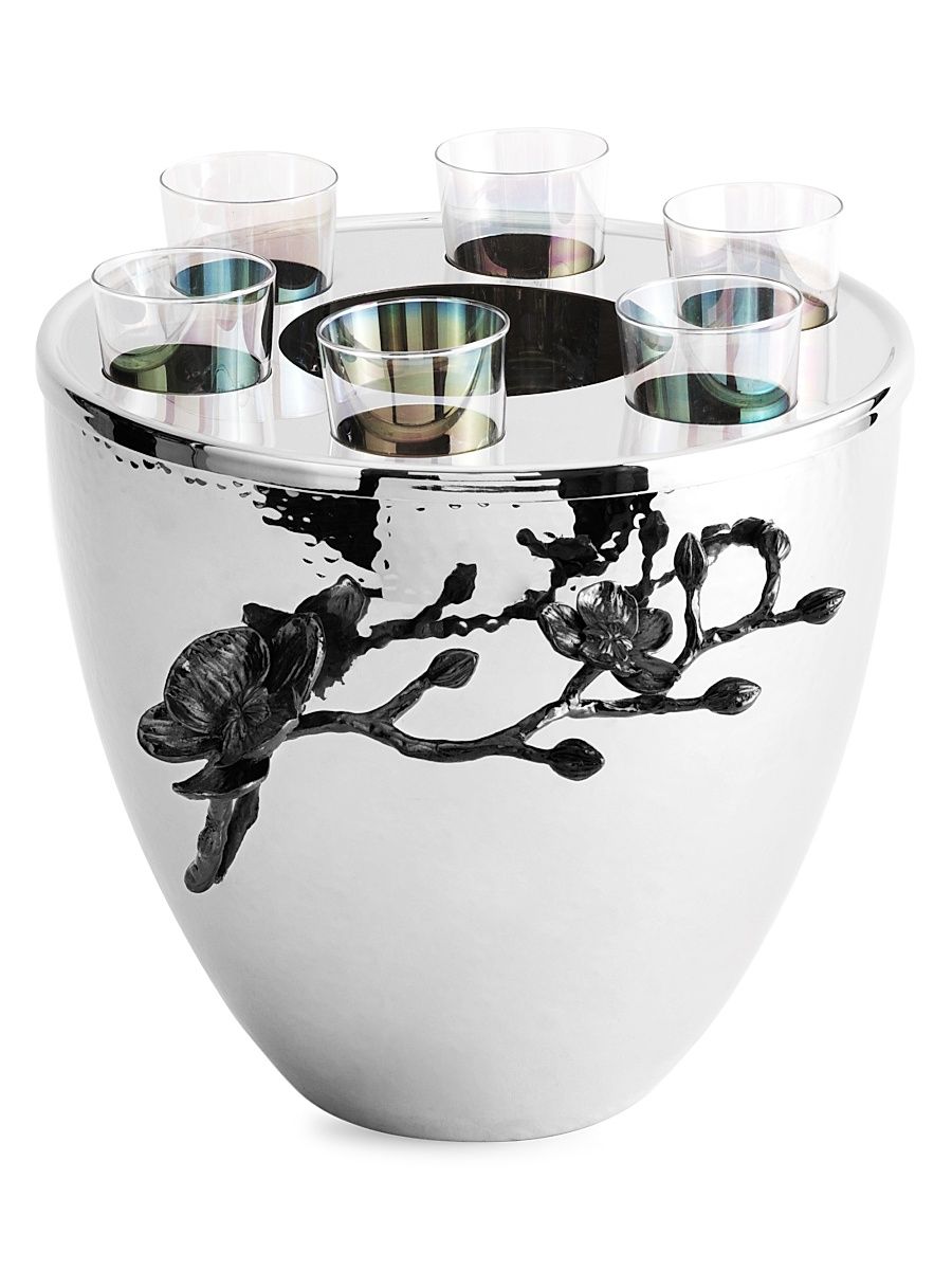 Black Orchid 7-Piece Vodka Service Set