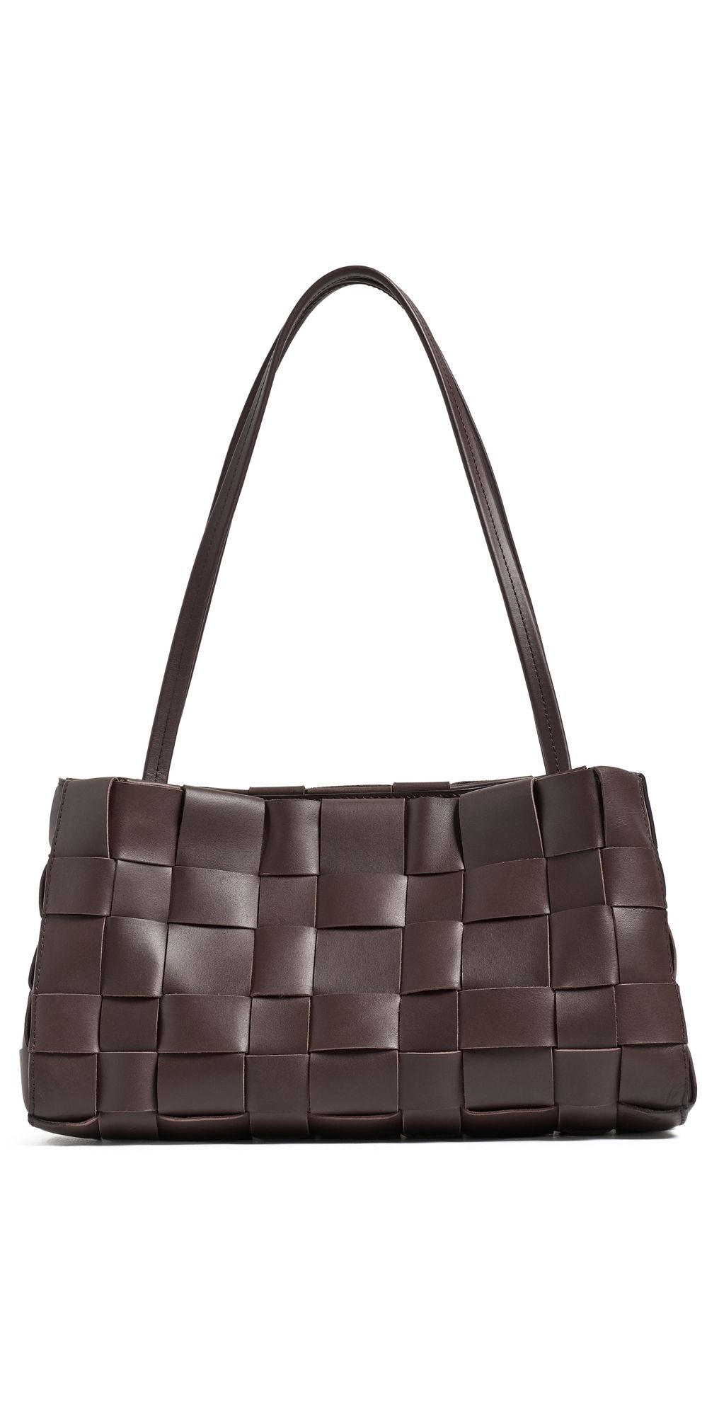 St. Agni Slim Woven Tote Chocolate One Size