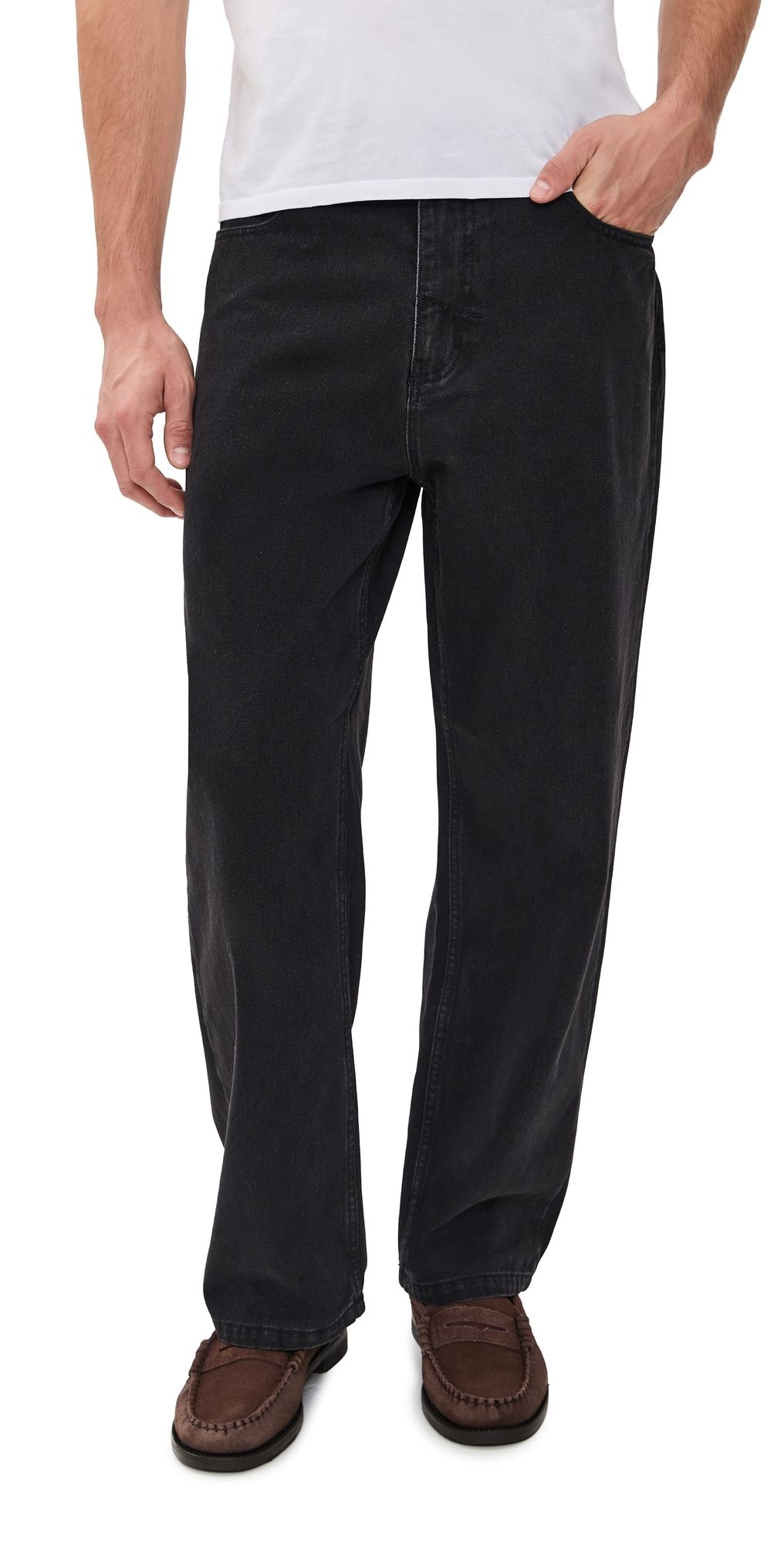 Rhythm Essential Jeans Worn Black 33