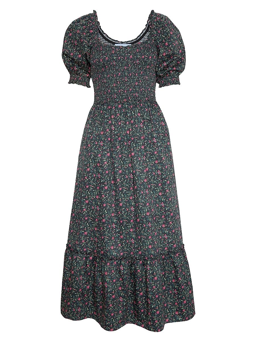 Women's The Louisa Nap Dress - Florentine Ditsy Forest - Size Small