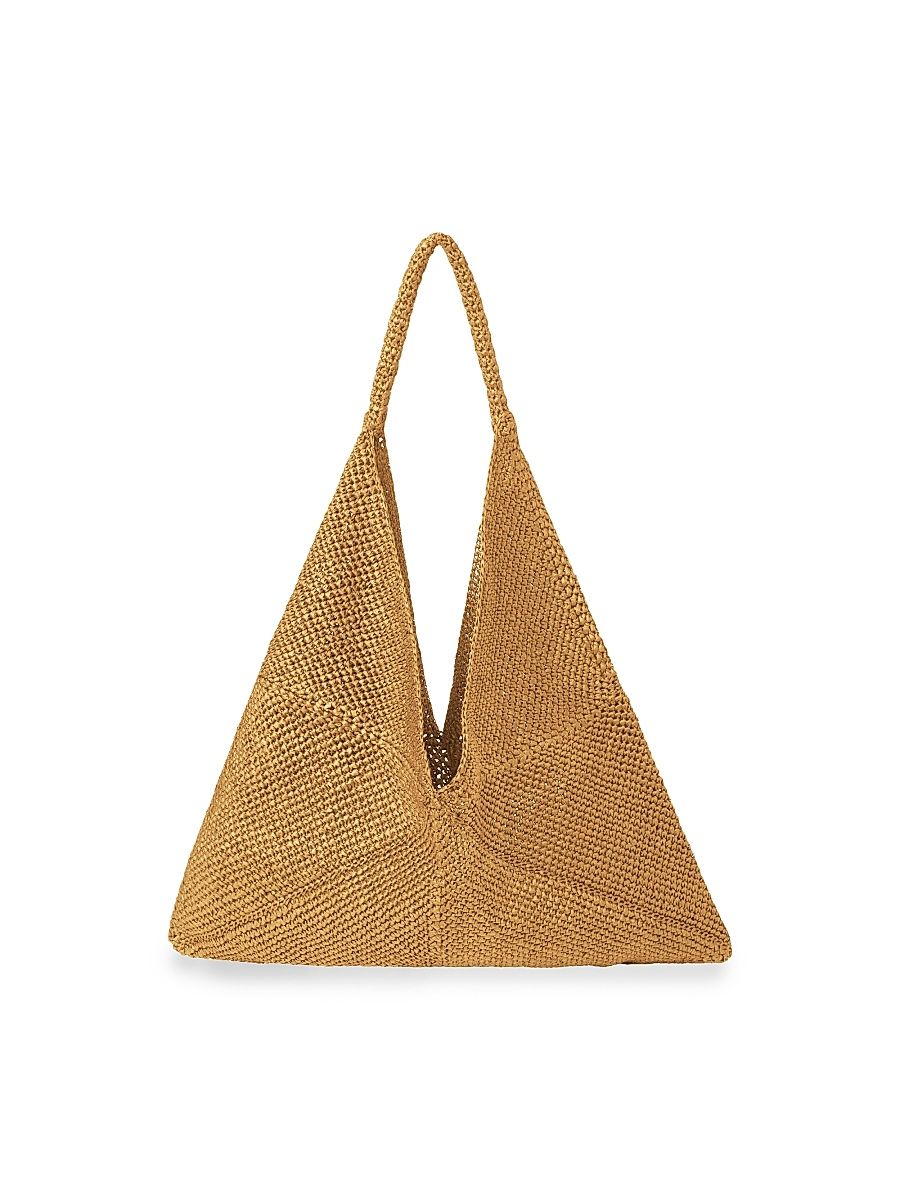 Women's Sid Woven Shoulder Bag - Desert Palm