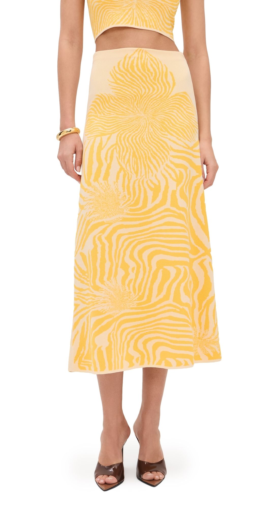 ALEXIS Jazlyn Skirt Yellow Bloom L