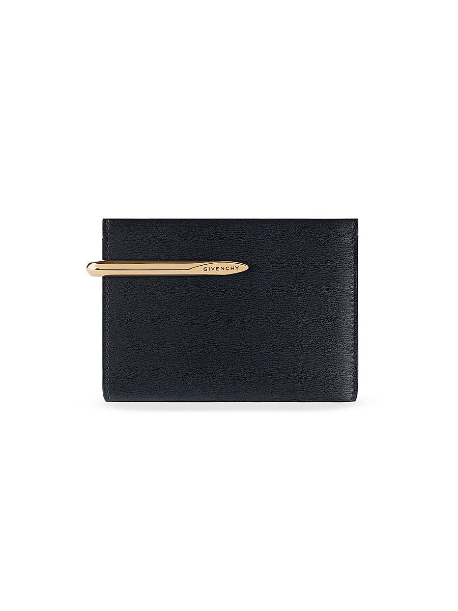 Women's Pinch Wallet in Leather - Black