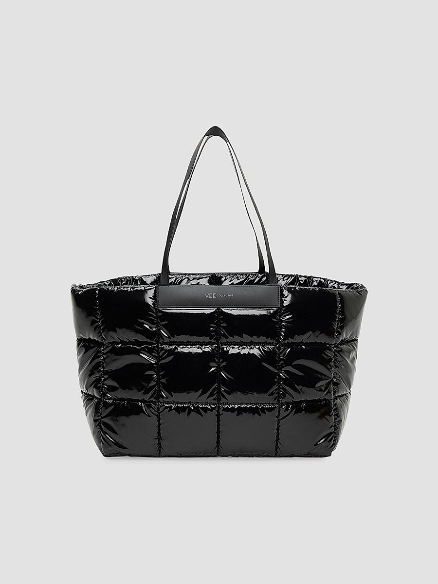 Women's Porter Quilted Tote Bag - Black