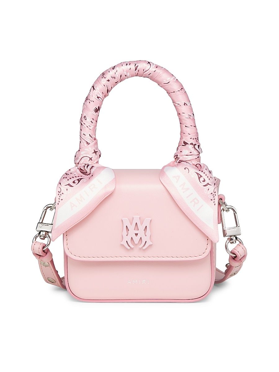 Women's Nano MA Leather Bag - Pink