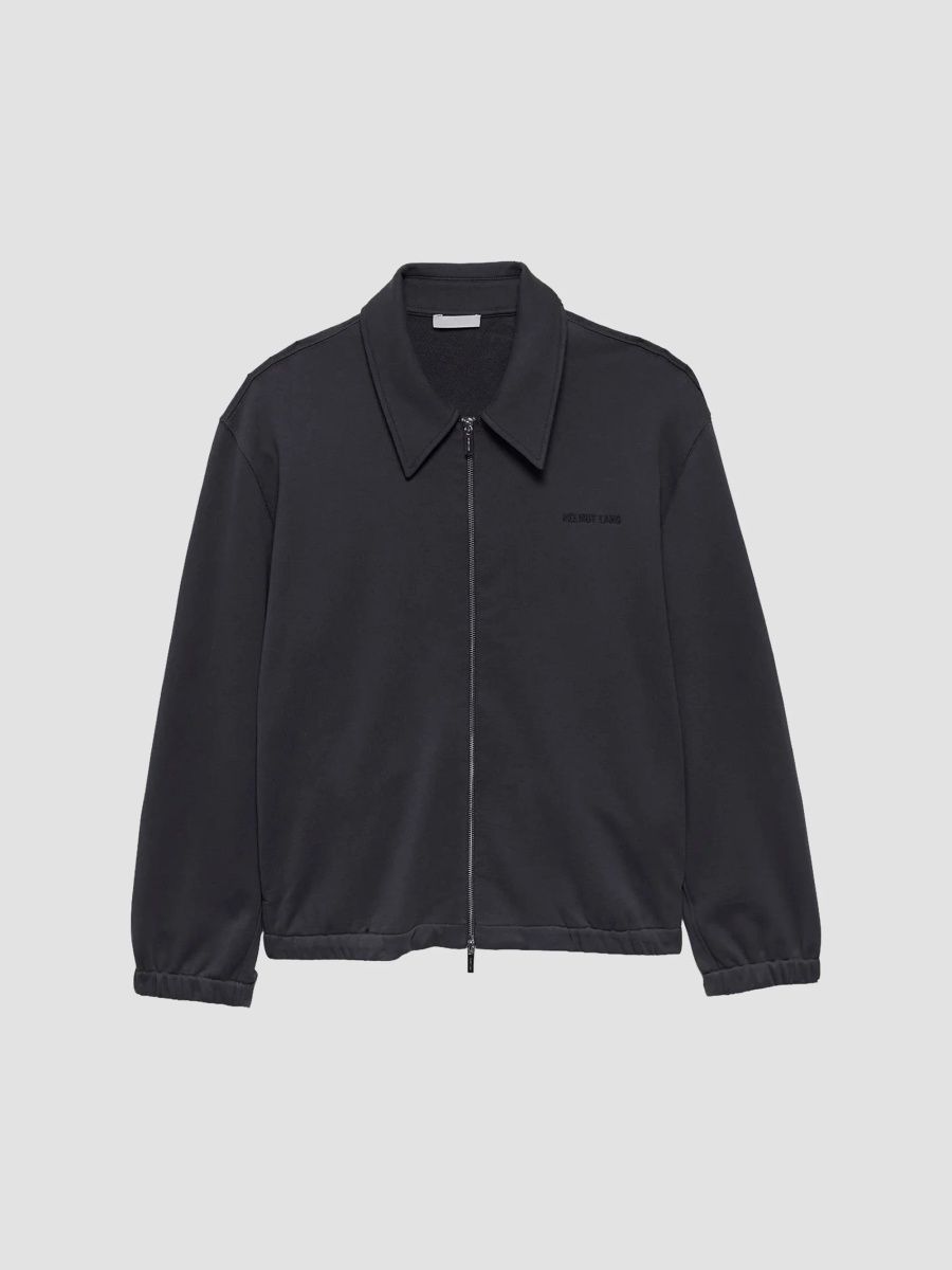Helmut Lang Men's Terry Zip Jacket - Navy - Size XL