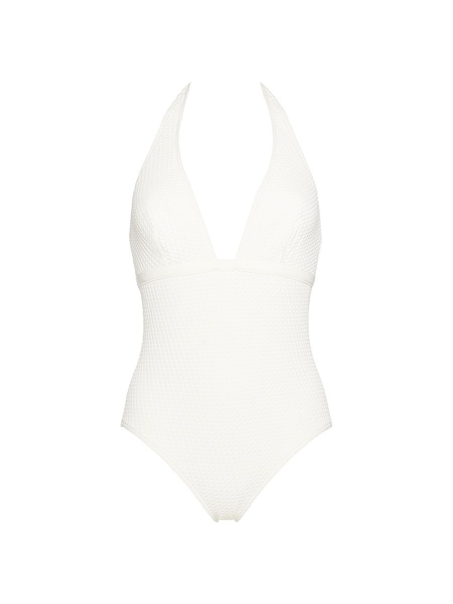 ERES Women's Paillette One-Piece Swimsuit - Sable Fin - Size 4