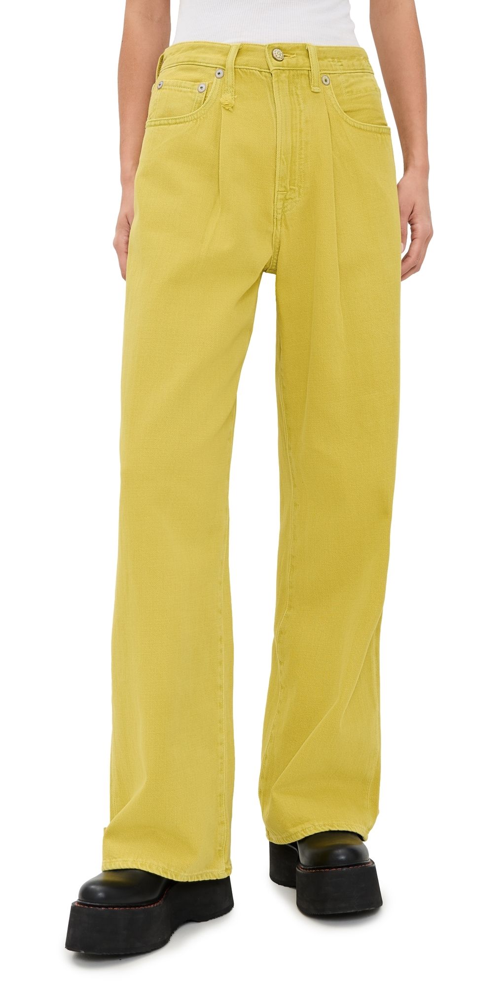 R13 Damon Jeans Vibrant Yellow 28