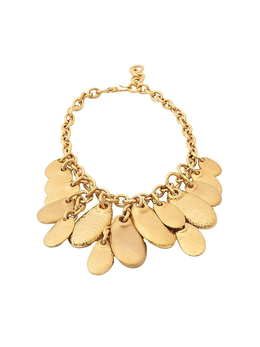 Women's Banananas Vintage Gold Layered Pendant Necklace - Vintage Gold
