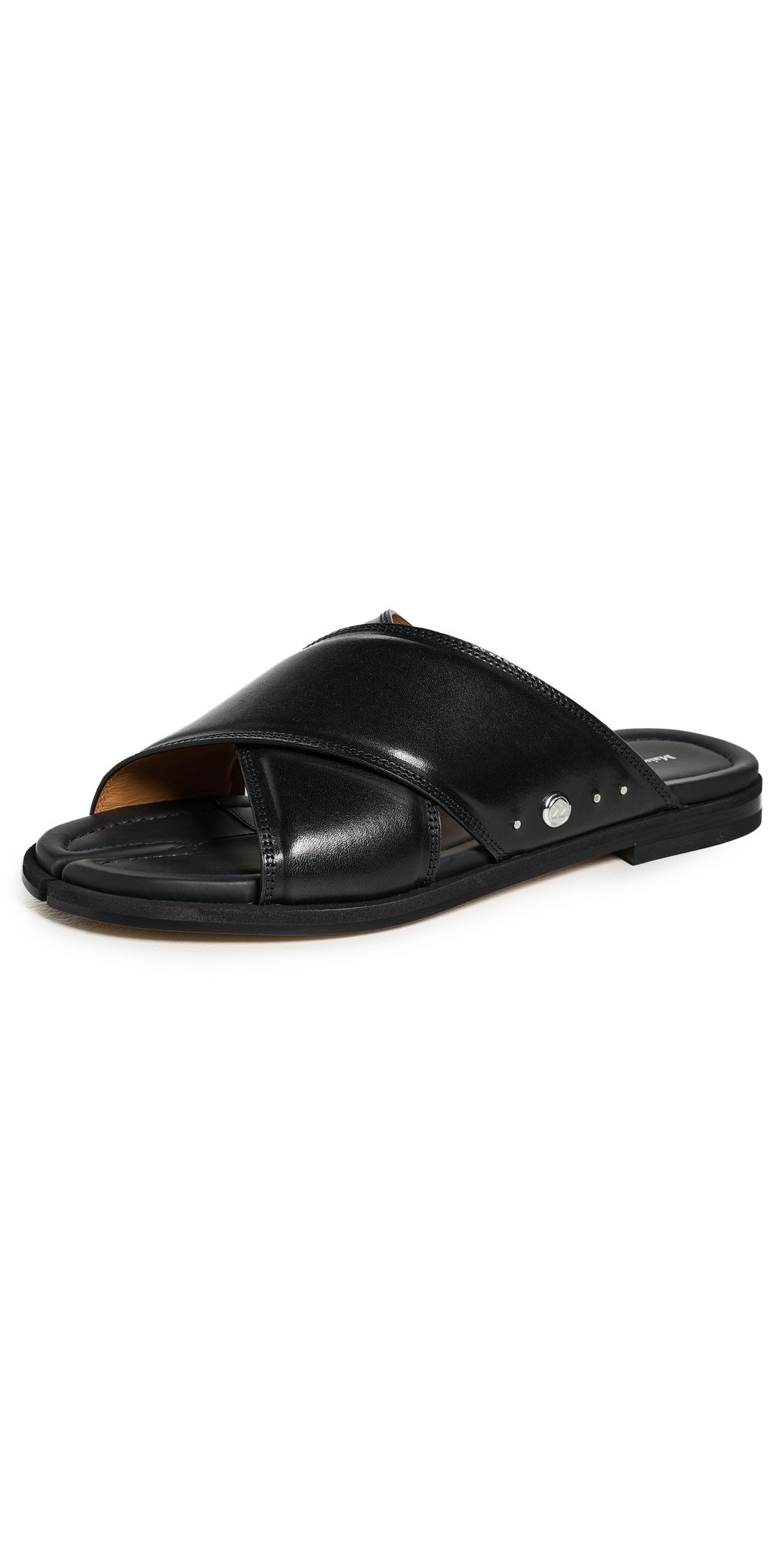 Maison Margiela Tabi Numbers Crossed Sandals Black 41