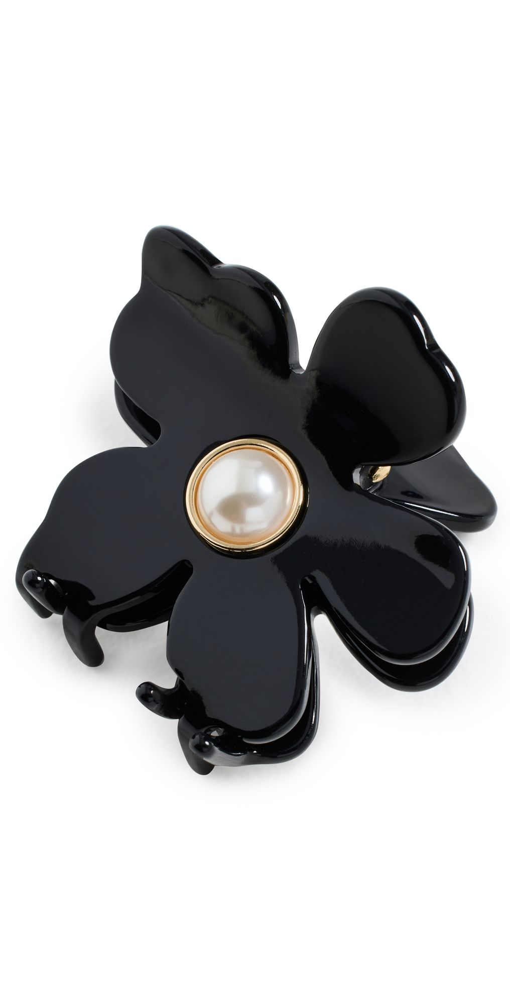 Lele Sadoughi Lily Claw Clip Jet One Size