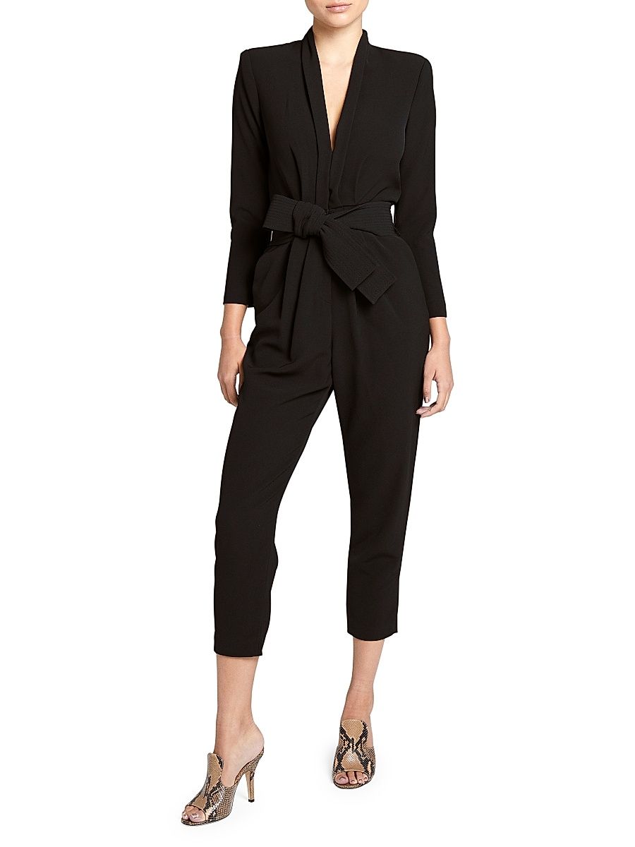 Women's Kieran Capri Jumpsuit - Black - Size 2