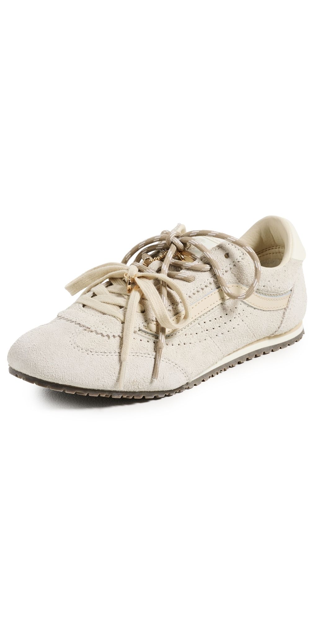 Vans Super Low Pro Suede Sneakers Charms Egret M 7.5/ W 9