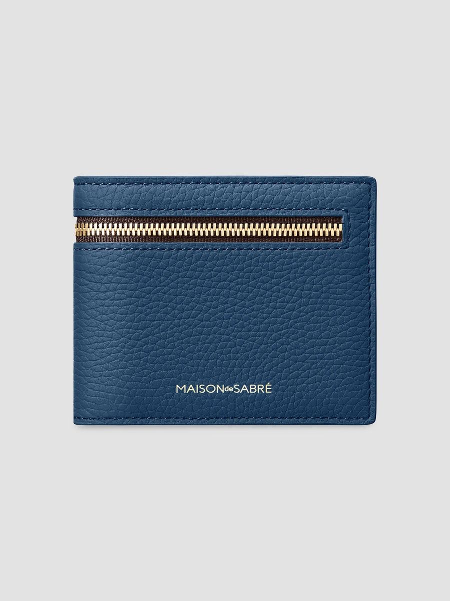 Maison de Sabre Women's The Slim Bifold Wallet - Pacific Espresso