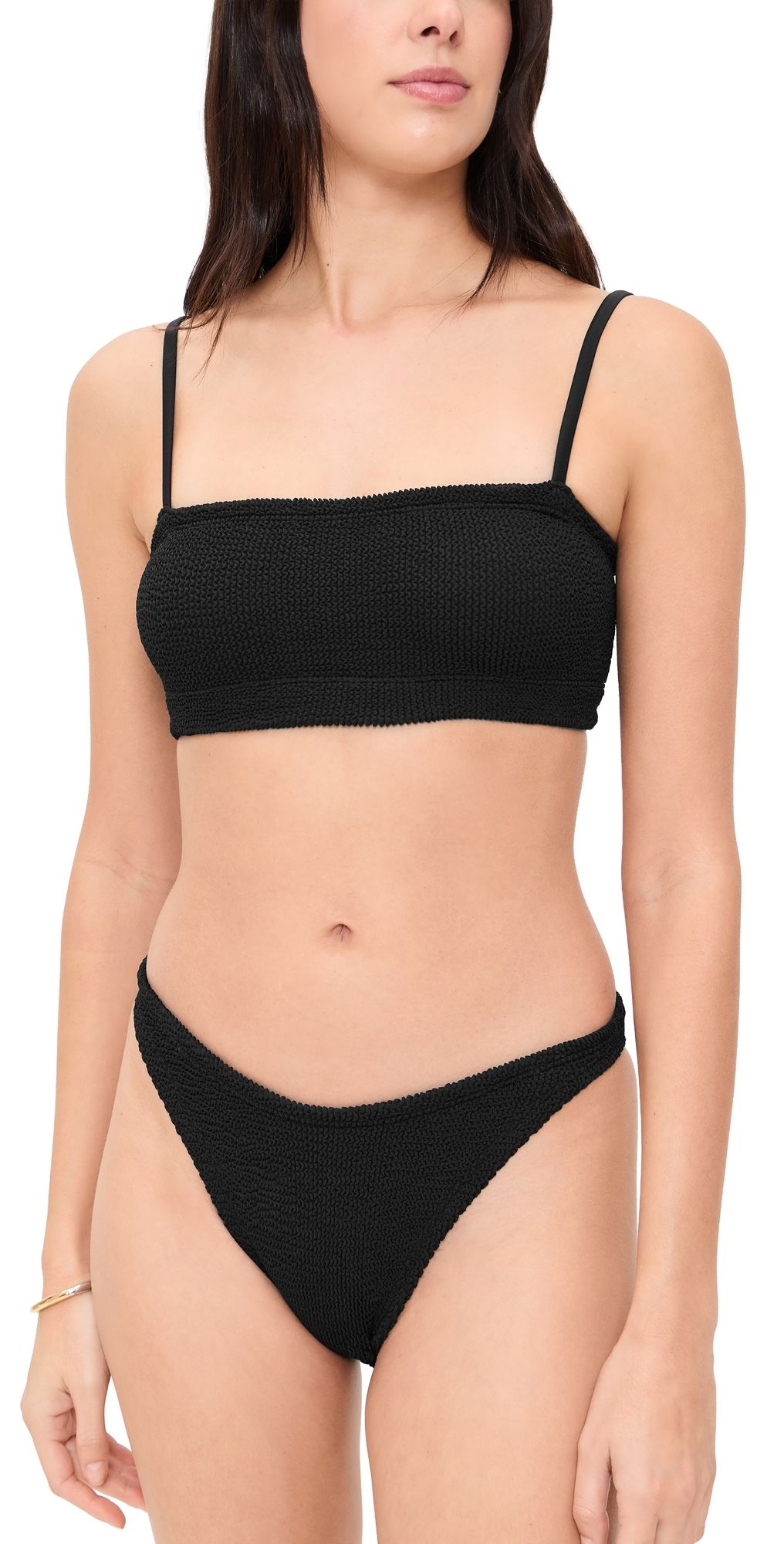 Hunza G Gigi Bikini Set Black One Size