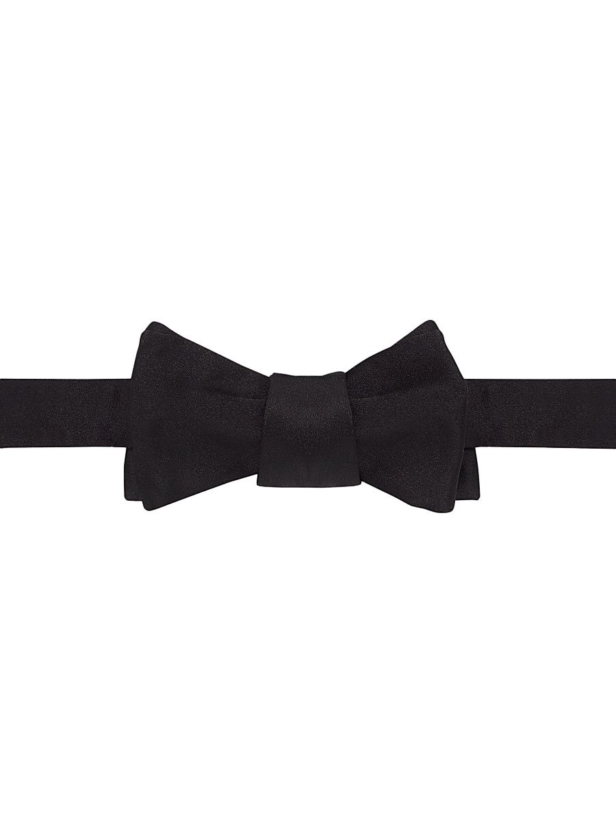 Men's Silk Bow Tie - Black