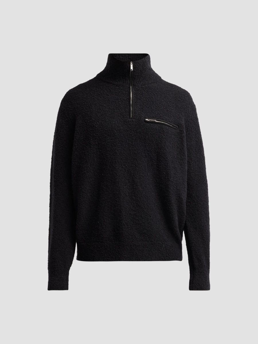 Paige Men's Donover Wool-Blend Sweater - Black - Size XXL