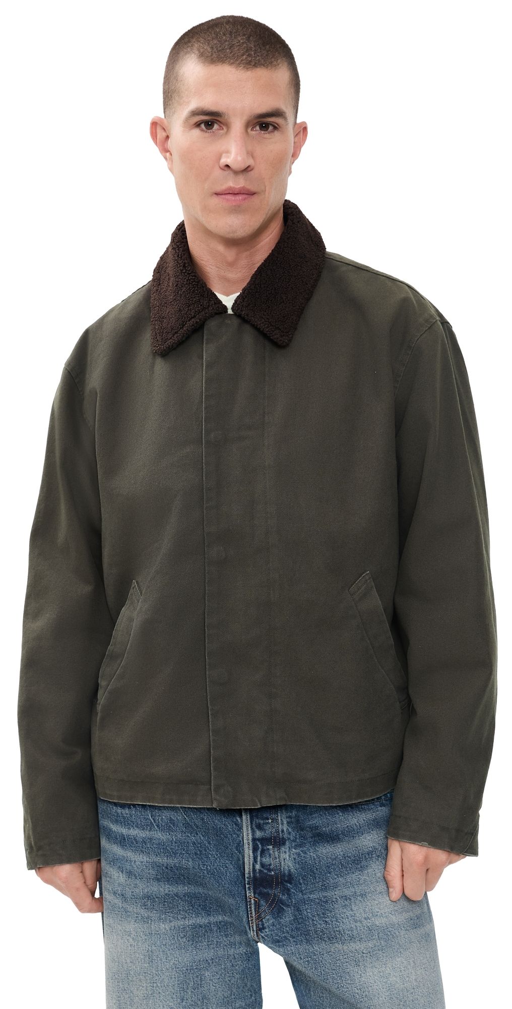 Joe's Jeans Canvas Jacket Tea Leaf M