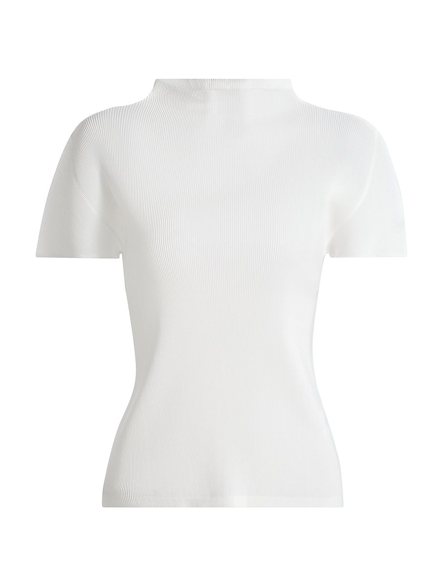 Women's Mist Basics Ribbed Top - White - Size Large