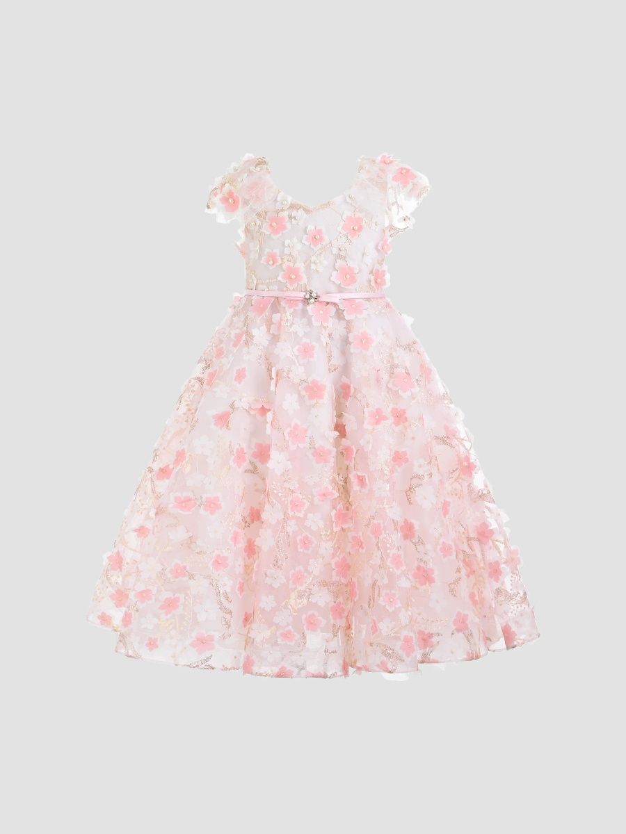 Tulleen Girl's Little Girl's & Girl's Louisa Dress - Pink - Size 2