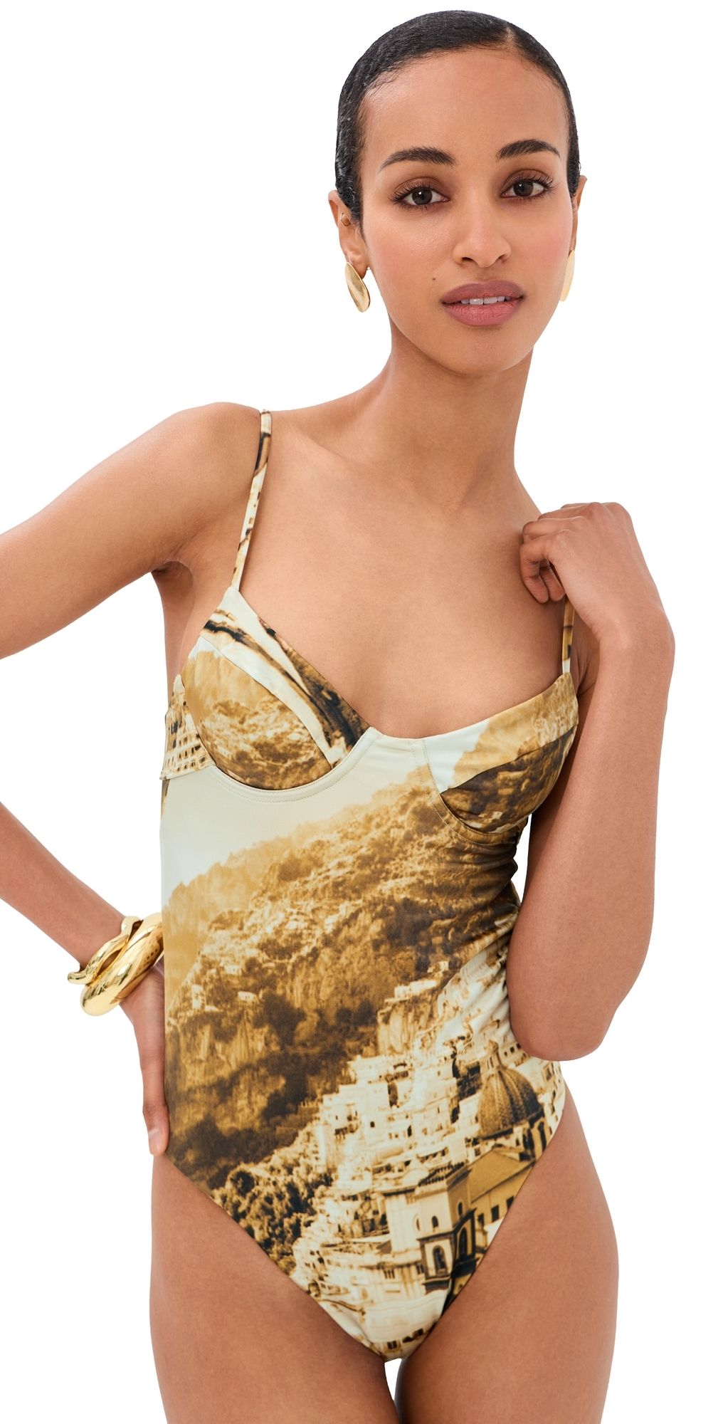 STAUD Caroline One Piece Cliffside XS