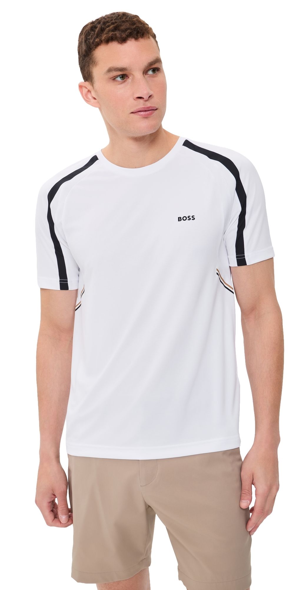 BOSS Active Slim-Fit T-Shirt White M