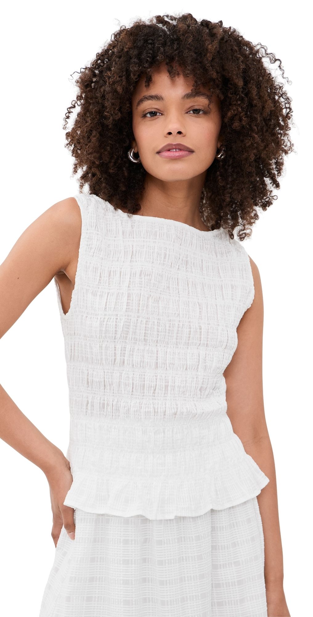 Hill House Home The Phoebe Nap Top White XL