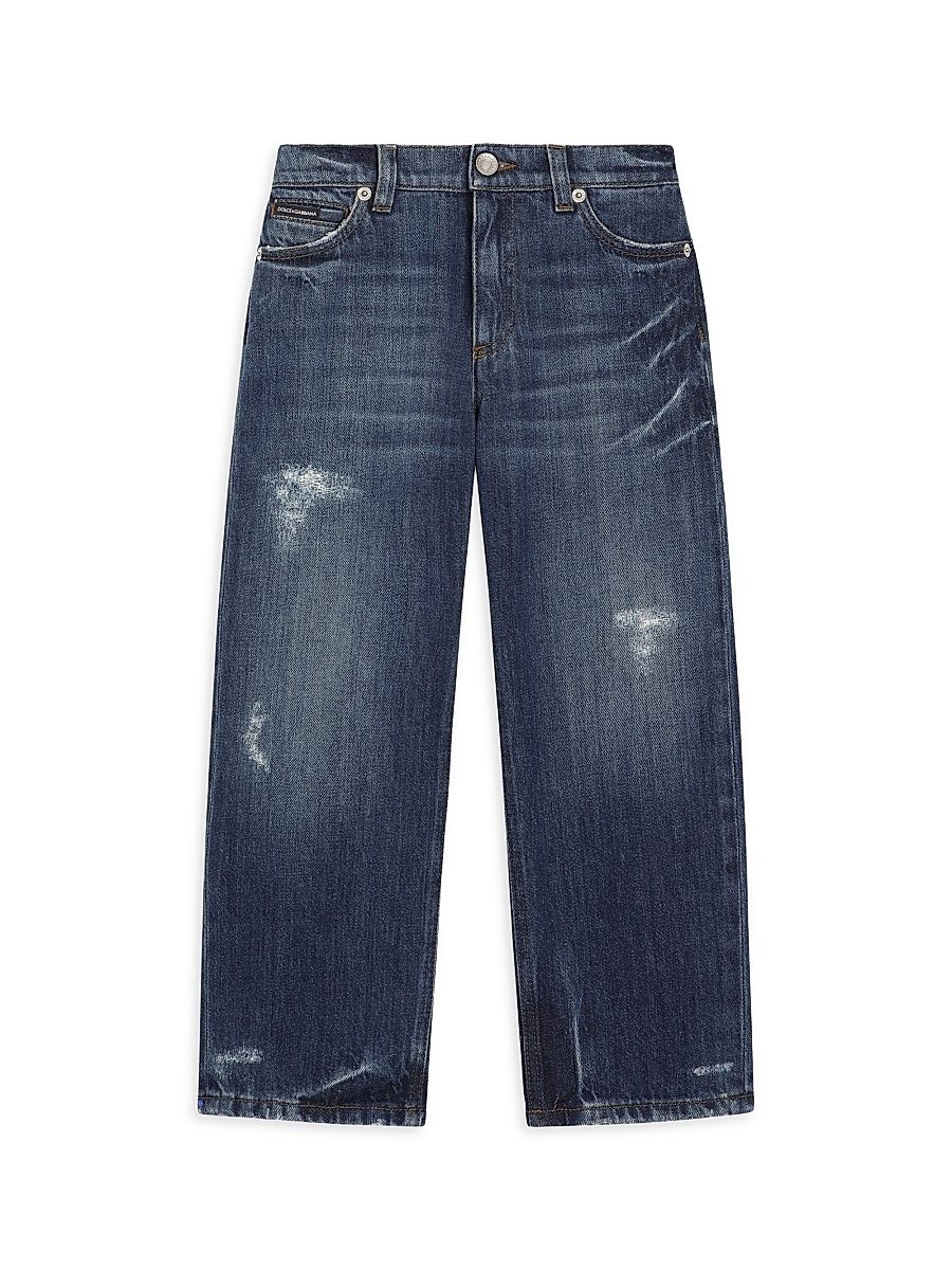 Little Boy's & Boy's Distressed Jeans - Variante Abbinata - Size 2