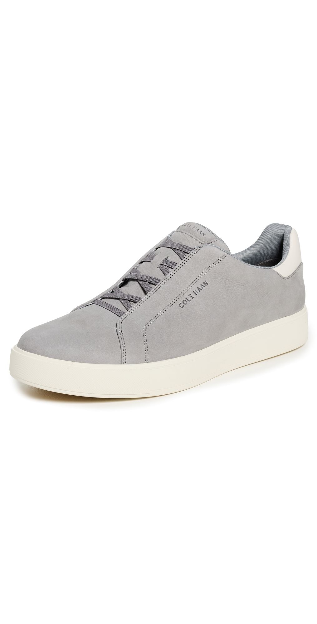 Cole Haan Grandpro Luxe Slip-On Sneakers Ch Sea Stone Nubuck/Angora 7