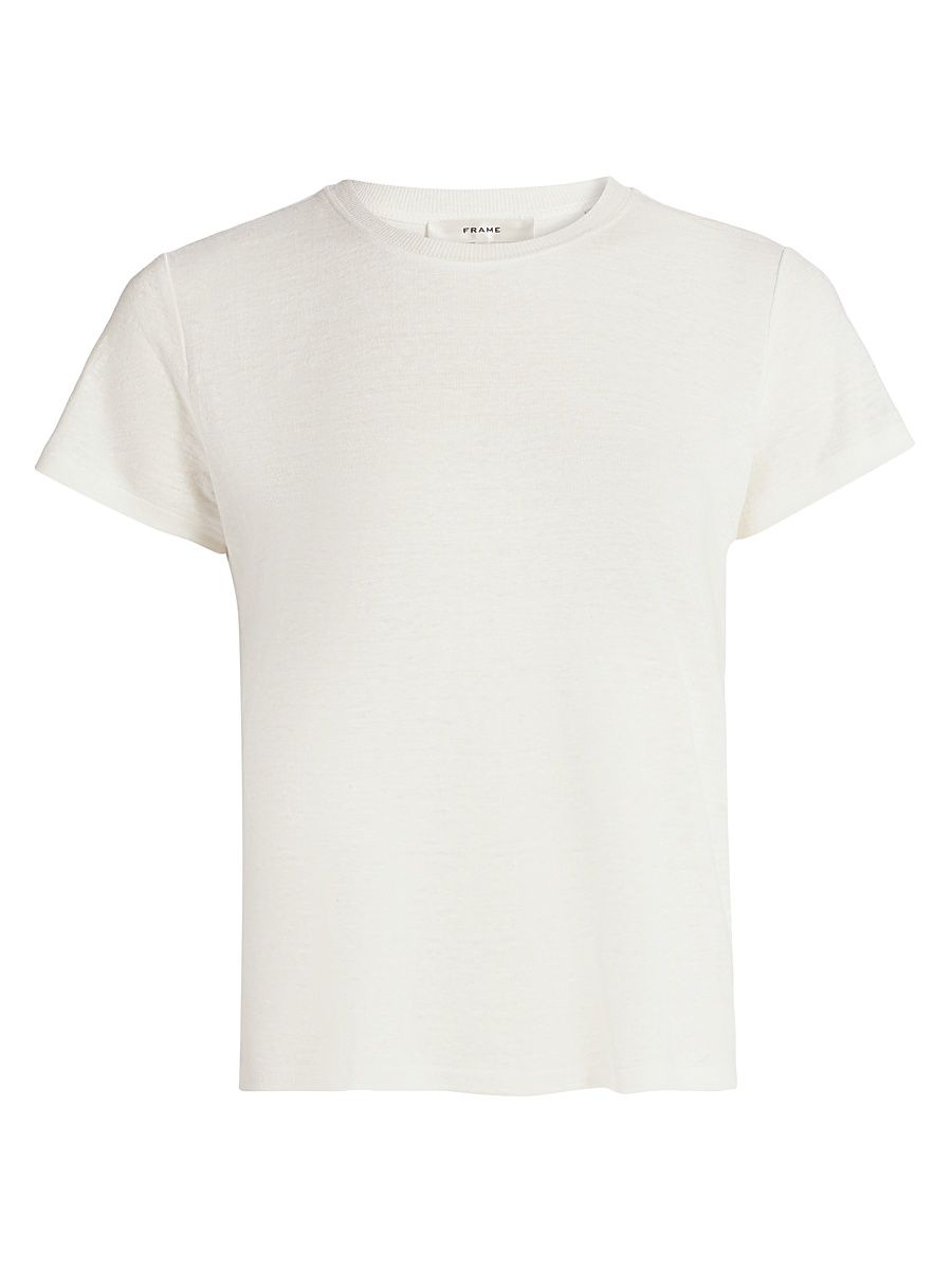Women's The Linen Baby T-Shirt - White - Size XL