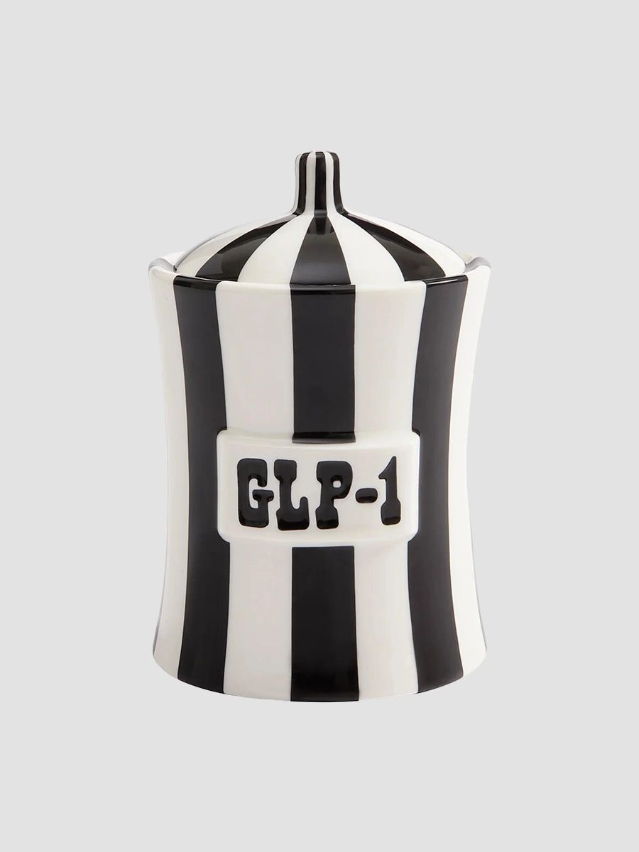 Jonathan Adler GLP-1 Vice Canister - Black White