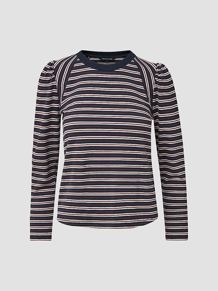 Women's Mason Baseball Long-Sleeve T-Shirt - Heritage Navy Multi - Size XL