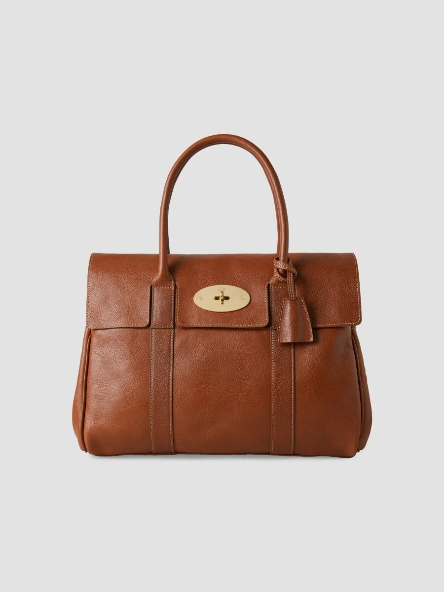 Women's Heritage Bayswater Leather Bag - Oak