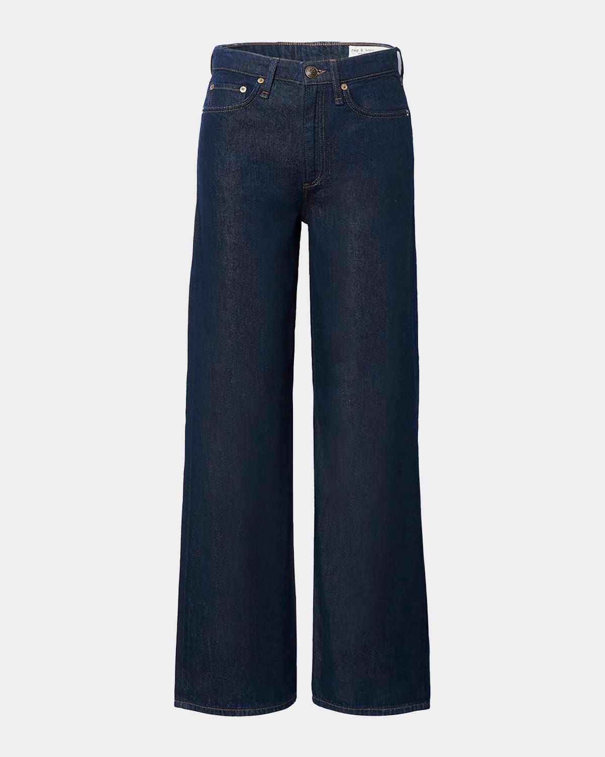 Featherweight Logan Mid-Rise Wide Jeans