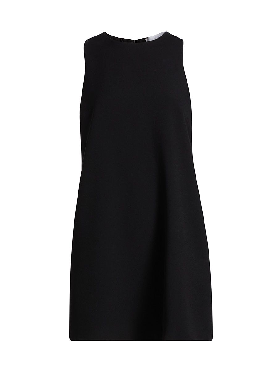 Women's Crepe Shift Dress - Black - Size 0